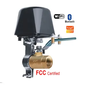 Умный WiFi-манипулятор Tuya, водяной клапан, газовый клапан, совместимый с Alexa Google Home, контроллер отключения, сертификат FCC