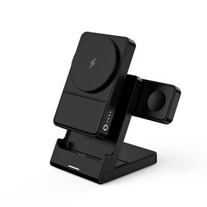 Fábrica <span class=keywords><strong>de</strong></span> fuerza P7 20W 5000mAh ROHS certificado 3 en 1 Banco <span class=keywords><strong>de</strong></span> energía móvil magnético cargador inalámbrico - Product Image 1