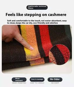 Tapis de voiture personnalisable de luxe en cuir écologique à rayures 3D antidérapant de 5 mm pour Civic Land Rover <span class=keywords><strong>Renault</strong></span> - Product Image 6