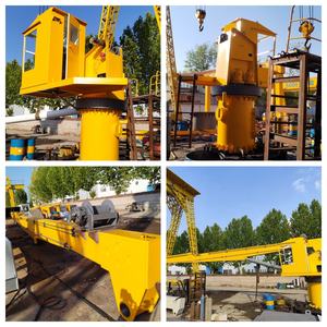 עגורן סיפון להעמסה ופריקה של מטען בספינה, 1.5 טון, 3 טון, 3.5 טון, זרוע טלסקופית 12 מטר, 15 מטר, עגורן ימי. - Product Image 6