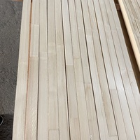 Lattes de bois de Paulownia, Peuplier et Pin à jointure à languettes pour composants de meubles et matériaux de moulage en bois