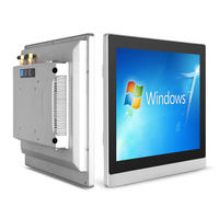Panel PC Industrial Integrado de 15 Pulgadas con Bisel de 10 mm, Estilo Escritorio, J1900 J4125 J6412 I3 I5 I7, Marco Abierto, POS Táctil, en Stock
