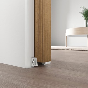Kits de cadre de <span class=keywords><strong>porte</strong></span> de poche sur rail en aluminium avec clous en bois enveloppés d'acier pour mur de 2x4 - Product Image 5