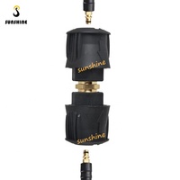 Adaptador de Manguera de Alta Presión SS, Conecta la Salida del Lavador de Autos M22-14MM con Conector de Tubería de Presión para Karch/Bosch/Nilfisk/Lavor