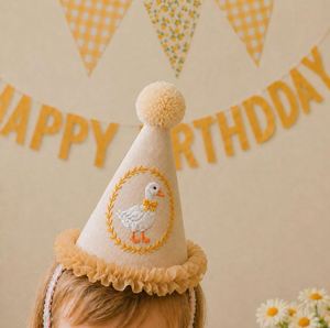 Accessoire photo pour fête, chapeau de costume de petit garçon pour son 1er anniversaire, motif Silly Goose - Product Image 1