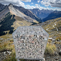 Cesta de gaviones soldada galvanizada, caja de gaviones de 1x1x1m para jardín