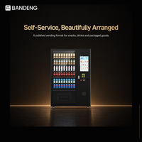 BANDENG 6610Pro 22T Equipo de Venta Automático con Elevación para Vending Comercial Configurable con Mercancía Mixta en 54 SKU