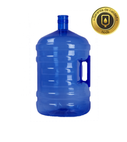 Bouteille d'eau en plastique de 5 gallons avec poignée, 18,9 litres, PET, totalement sans BPA, réutilisable, haute qualité