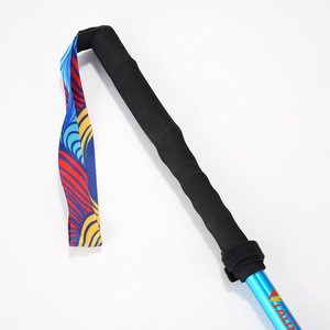 Bastones de Trekking Team Jaunty, Aleación de Aluminio 7075, Plegables en 4 Secciones, Ultraligeros, con Bloqueo Interno - Product Image 3