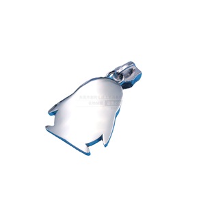 Tirant de fermeture éclair en métal personnalisé avec logo G, placage nickel brillant pour sacs et accessoires vestimentaires - Product Image 5