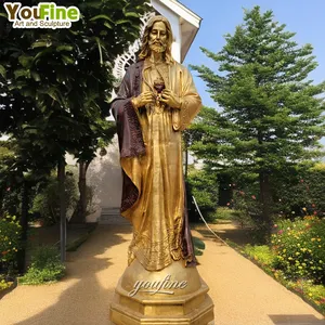 야외 정원 공원 종교 청동 예수 거대한 동상 조각