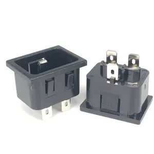 Manufacturer supply electrica power socket PDU IEC outlet C20 male 16A electric PDU connector