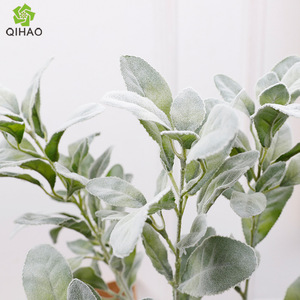 Plante artificielle feuille d'oreille de mouton, feuilles ultra-réalistes, décoration intérieure, ornement pour la maison, accessoires de mariage, emballage individuel - Product Image 4