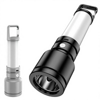 Lampe électrique de camping en plein air, lampe torche LED rechargeable, étanche, portable, batterie 18650