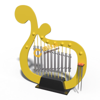 Indoor Outdoor Steel Percussion Games and Instruments PVC Music Manufacturers' Playground Equipment for Schools Shopping Malls