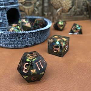 <span class=keywords><strong>Jeu</strong></span> de dés polyédriques élémentaires de crâne DnD en vente avec une bonne qualité de produit - Product Image 4