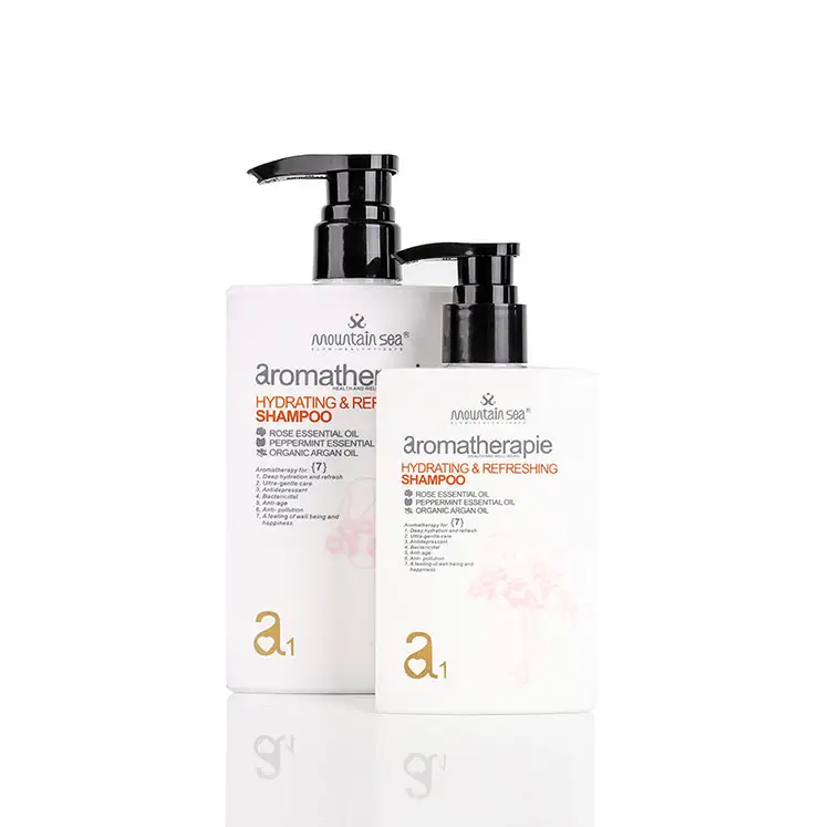 Produits de soins capillaires shampoing capillaire bio non irritant hydratant rafraîchissant sans sulfate