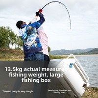 Canne à pêche haut de gamme en fibre de carbone pour la pêche au jigging en haute mer 1,73m/1,83m/1,9m – Robuste pour thon, marlin et poissons pelagiques géants