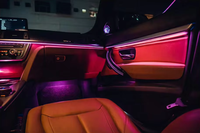 Kit de Luces LED Ambientales para Auto de 64 Colores para BMW Serie 4 Coupé F32 M4 F82/F83, Accesorios de Iluminación Interior para Molduras de Puerta, OEM