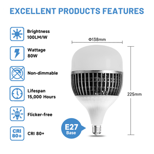 Buena calidad nuevo estilo 2 años de garantía de luz bombillas led 100LM/<span class=keywords><strong>W</strong></span> <span class=keywords><strong>E27</strong></span>/B22 50W 100W 150W bombillas LED - Product Image 4