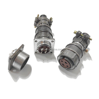 Connecteurs série PM 2 Modèles 2PM24 2RMT24 4 7 19 24 32 broches IP67/IP68 en aluminium moulé sous pression
