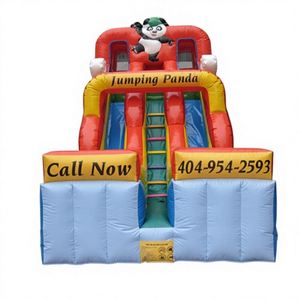Toboggan Gonflable Commercial Universel en PVC pour 12 Personnes, Capacité 500 kg, Idéal pour la Location de Fêtes - Offre Spéciale - Product Image 2