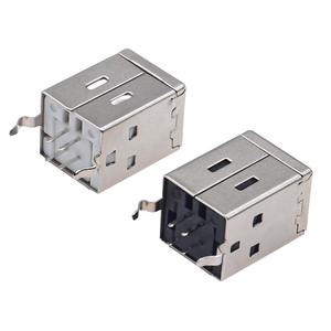 Conector USB Tipo B Hembra, Vertical de 180 Grados, Montaje a Través de Orificio, para Impresora y Escáner - Product Image 3