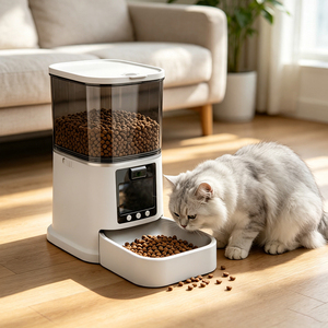 Comedero Inteligente para Mascotas, Dispensador Automático de Comida con Microchip, Comedero Automático para Mascotas, Fabricante Verificado, Suministros para Mascotas - Product Image 1