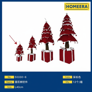 Scatola alla rinfusa di 12 giocattoli di natale in plastica e tessuto con luci di filo di rame - Product Image 1