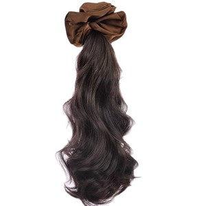 Perruque queue de cheval avec clip latéral, boucles en forme de poire, grandes vagues, queue de cheval basse pour femmes, ajoute du volume - Product Image 1