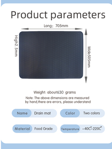 Silikon-Herdplattenschutzmatte 71x51cm, Hitzebeständig bis 450°C ° F Arbeitsplattenabdeckung für Elektrische Glaskeramikkochfelder, Multifunktionale Trockenmatte - Product Image 2