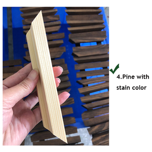 Placchetta in legno rustico per artigianato fai da te decorazione da appendere a parete non finita per pittura o incisione Laser in vinile - Product Image 3