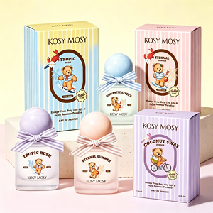 Ensemble de brumes parfumées KOSY MOSY Teddy Bear, parfum floral fruité à la noix de coco, eau de parfum longue durée, kit cadeau de parfum liquide pour femmes - Product Image 1