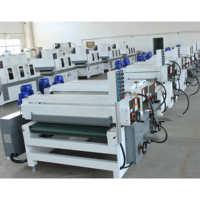 Ligne de production de revêtement par rouleau de peinture UV pour la finition des panneaux de triamine, machines et équipements de travail du bois