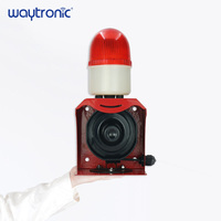 Còi Báo Động Công Nghiệp 12V 24V 220V Còi Báo Động Khẩn Cấp Âm Thanh Và Ánh Sáng Đèn LED Đỏ Nhấp Nháy Cảnh Báo Nhấp Nháy Với Điều Khiển Từ Xa