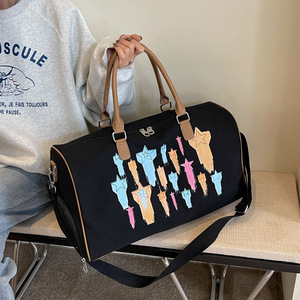 <span class=keywords><strong>Goya</strong></span> budget Sport carry on bolsas de lona impermeables para hombres mujeres naturaleza caminata gimnasio Rosa bolsa bandolera - Product Image 2