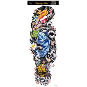 <b>Large</b> Full Arm Temporary Tattoo Sticker Custom Printed Halloween Sleeve Body Art for Adults - Product Image 5