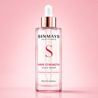 Serum Penguat Rambut Kulit Kepala Ekstrak Jahe Kafein Aminexil Anti Rontok Pendukung Pertumbuhan Rambut Perawatan Penguatan Akar