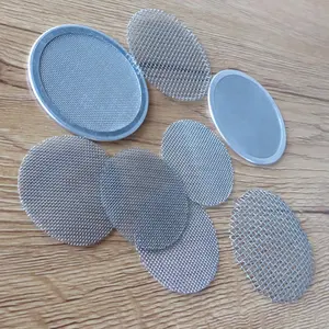 0.5 2 10 15 25 40 70 100 Microns Porous Sus304 316l Ss Stainless Steel Filter Disc Wire Mesh Round Filter Screen Disc