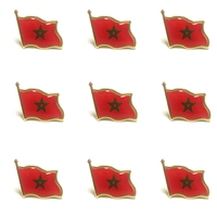 Usine Maroc Drapeau Épinglettes En Vrac Métal Marocain Broche Badge Souvenir pour Hommes Femmes Vêtements Sacs Chapeaux