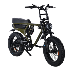Vélo électrique tout-terrain à double <span class=keywords><strong>moteur</strong></span> <span class=keywords><strong>1000W</strong></span>, pneus larges, suspension intégrale, frein hydraulique à 4 pistons, vélo électrique pour adultes - Product Image 2