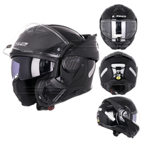 Casque de Moto Modulaire Intégral LS2 FF910 ADVANT2 à Double Visière Anti-Buée, Design Réversible à 180 Degrés, État Neuf