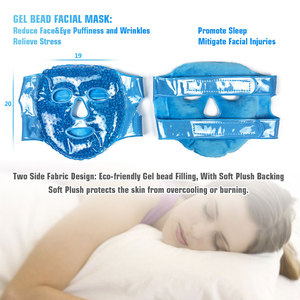 WorldBio Crystal Eye Mask Set Masque hydratant en gel avec anti-rides et chaud pour les cernes Caractéristiques pour l'utilisation de compresses froides pour le visage - Product Image 3