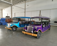 Voiture électrique classique de bonne qualité et durable, 14 places, 72V 5KW, pneus de 13 pouces, homologuée CE
