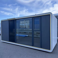Maison conteneur familiale de qualité supérieure, maison préfabriquée très vendue, capsule spatiale démontable ou assemblée