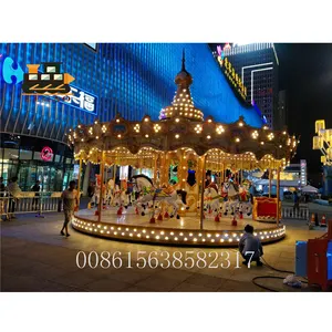 2024 Hot Shopping Mall Amusement Equipment 24 Seats Carousel Merry Go Round