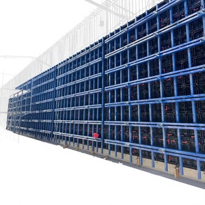 Système de coffrage modulaire en plastique pour murs, colonnes et dalles en béton pour la construction - Product Image 1