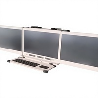 APC-9024SW3 Layar Tiga 23.8 inci Server Portabel Dual Intel Xeon Gold CPU Maks 2TB RAM 112TB Penyimpanan Multi GPU Industrial