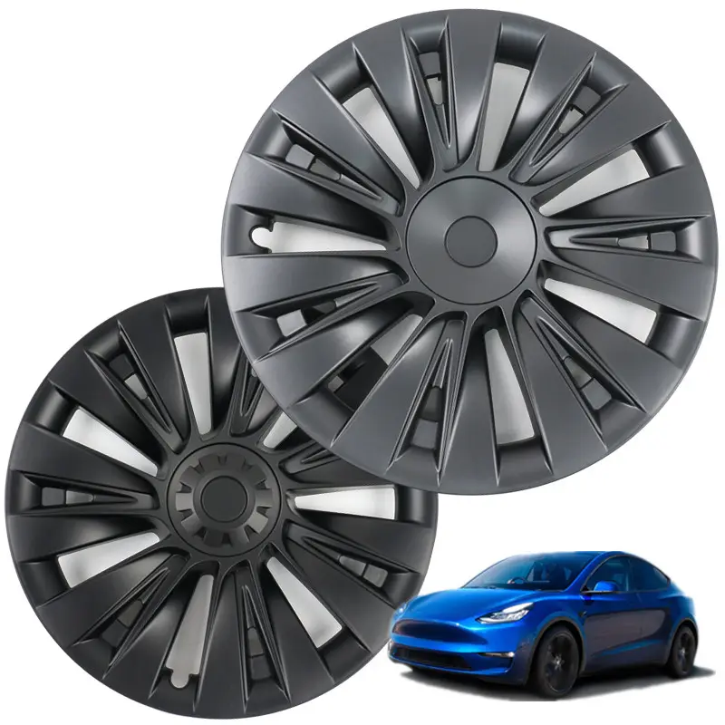 Tampa de roda para Tesla Model Y, modelo 2024, modelo de carro com tampa de roda completa de 19 polegadas, acessórios para carros 2024, número um de vendas