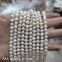 Perles rondes naturelles d'eau douce de qualité AAA, toutes tailles, 2-2,5 mm, pour la fabrication de bijoux